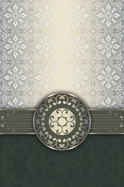 Fondo vintage con borde decorativo . — Foto de Stock