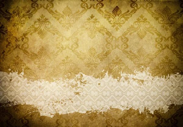 Grunge paper bakgrund med vintage mönster. — Stockfoto