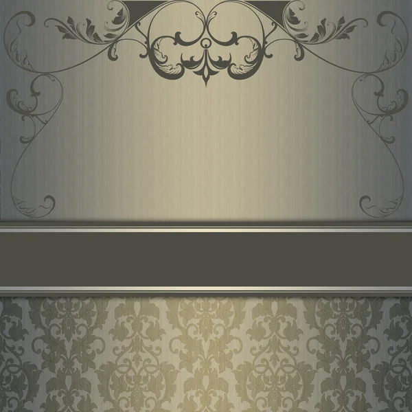 Decorative vintage background with floral patterns. — Stock Photo, Image