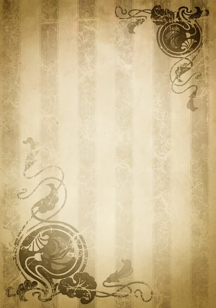 Old paper background with vintage patterns. — Stock Photo, Image