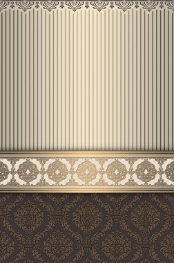 Lüks antika arka plan dekoratif desenleri ile.