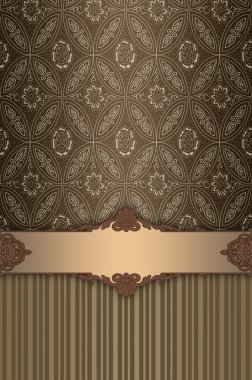 Dekoratif antika arka plan.