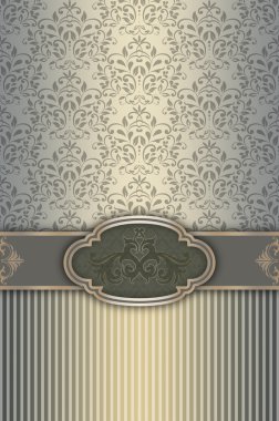 Dekoratif antika arka plan.