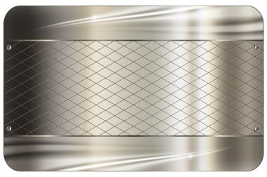 Kartvizit şablonu. Metal arka plan.