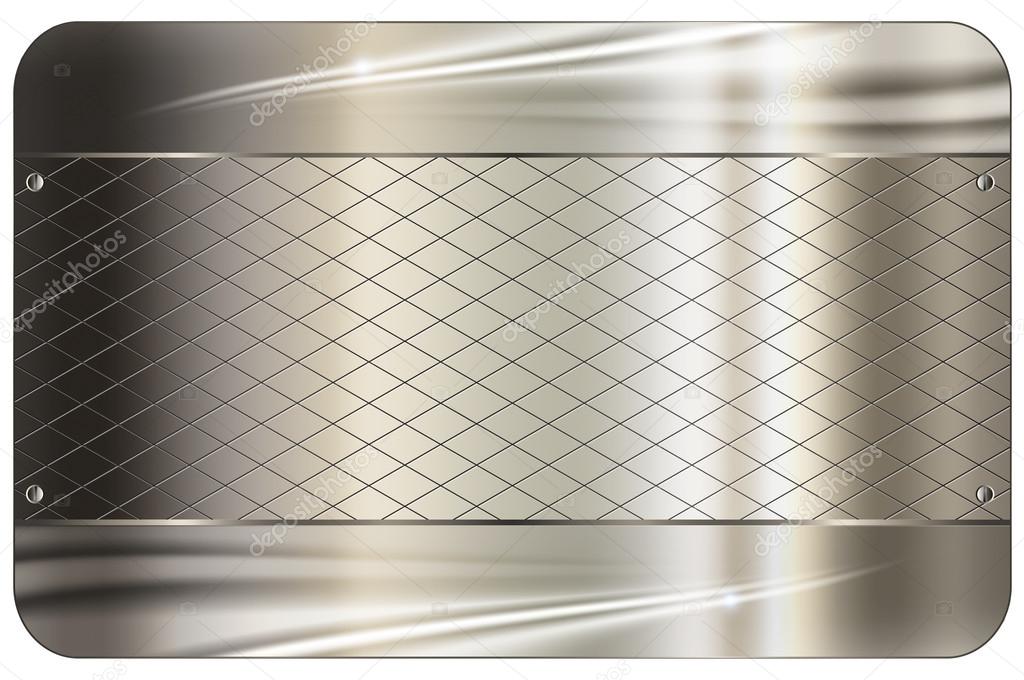 Business card template.Metal abstract background.