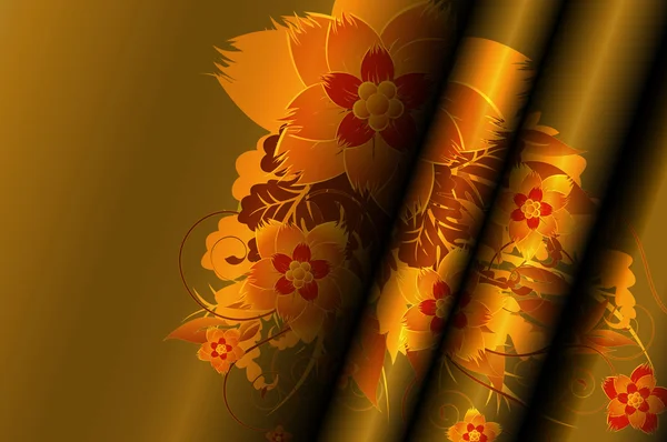Guld gardiner. — Stockfoto