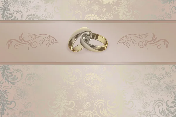 Wedding rings on wedding card on a white background, border design  panoramic banner., generat ai 24394701 Stock Photo at Vecteezy