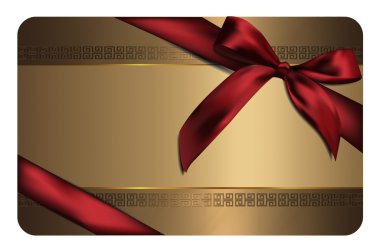 altın hediye kartı şablonu.