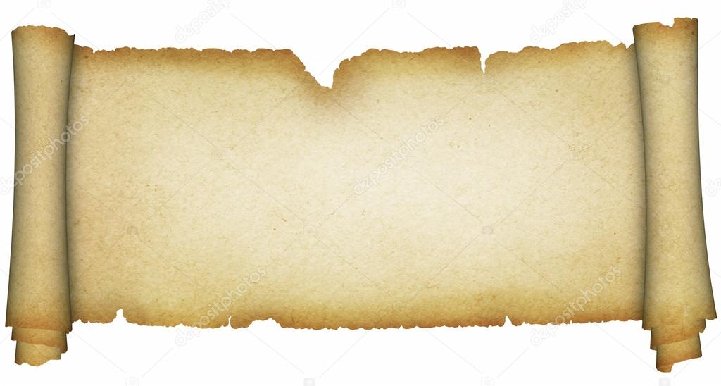 Medieval scroll of parchment. Stock Photo by ©ke77kz 57644915