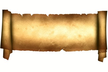 antika parşömen.