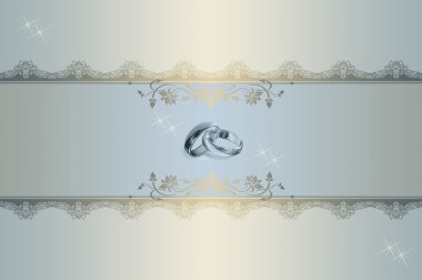 Düğün davetiyesi.