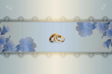 Düğün davetiyesi.