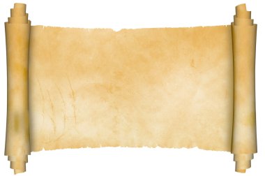Antika parşömen kaydırma.