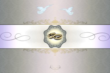 düğün davetiyesi şablonu.