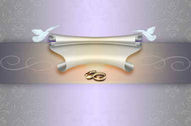 düğün davetiyesi şablonu.