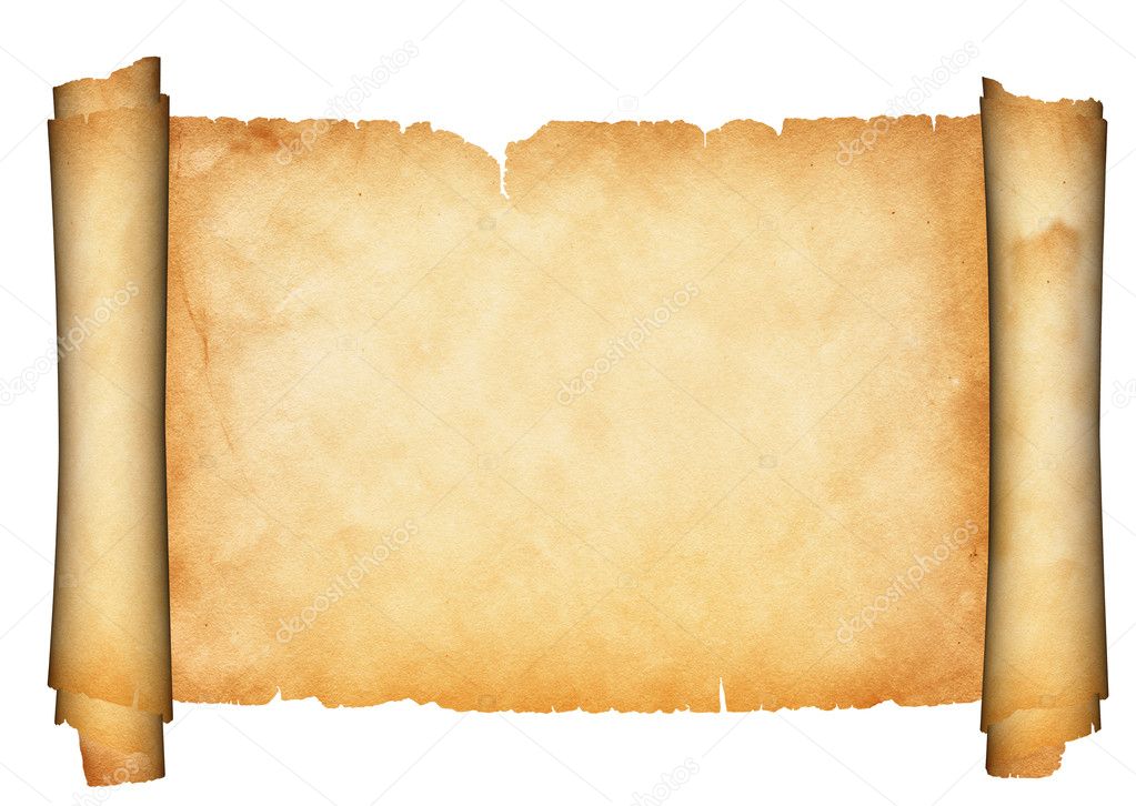 Antique parchment scroll. Stock Photo by ©ke77kz 62119957