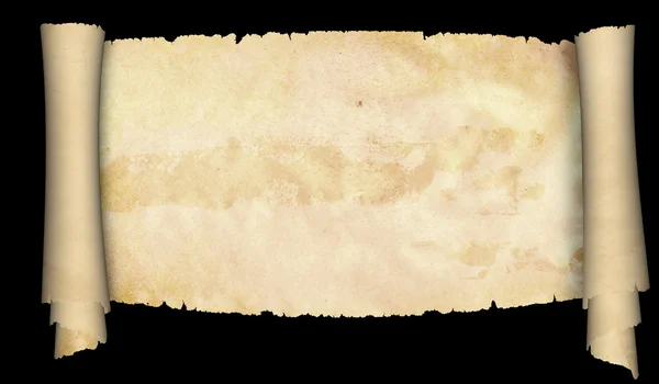 Antique parchment scroll. — Stock Photo, Image