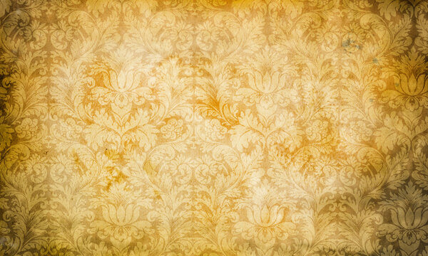 Grunge paper with vintage patterns.