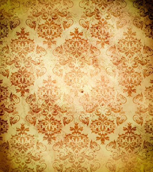 Old grunge paper background with vintage patterns. — Stock Photo, Image