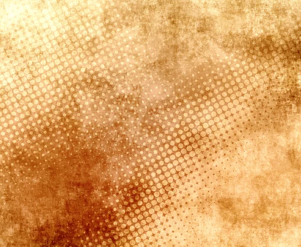 ハーフトーンのパターンと古い紙テクスチャ. — ストック写真