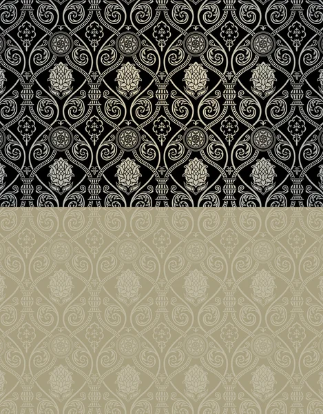 Two european pattern backgrounds — Stock Photo, Image