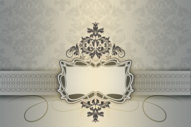 çerçeve ile dekoratif arka plan.