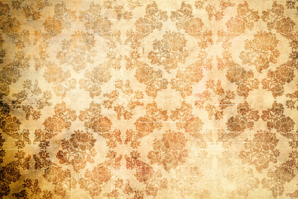 Старая бумага с цветочными узорами
.
