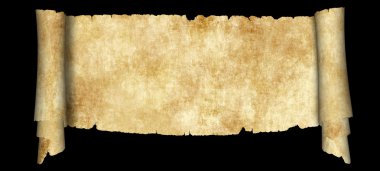 Antika parşömen kaydırma.