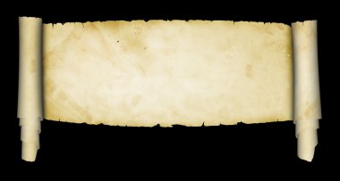Kaydırma antika parşömen.