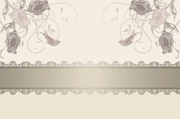 Vintage background with decorative patterns. — Stock Photo, Image