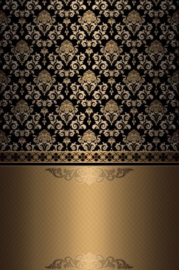 antika arka plan dekoratif çerçeve ile.