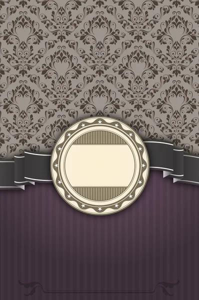 Vintage background with decorative frame. — Stock Photo, Image