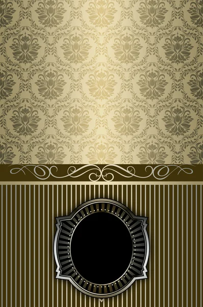 Vintage background with decorative frame. — Stock Photo, Image