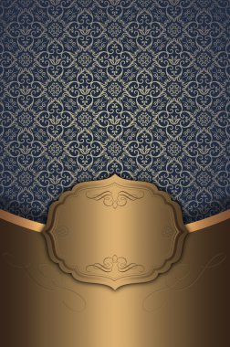 Vintage davet şablonu.