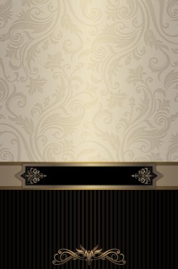 Zarif şablonlara sahip klasik arkaplan.