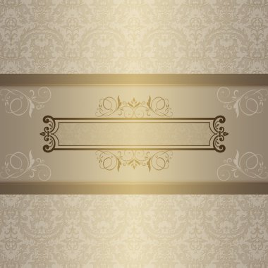 Vintage davet şablonu.