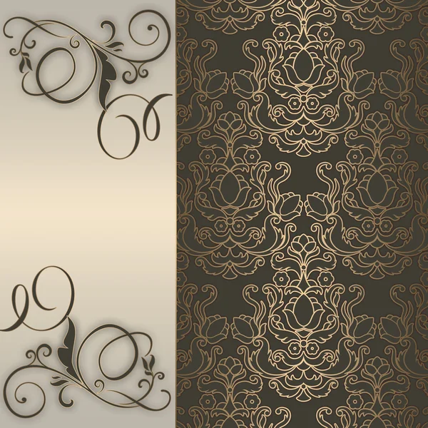 Vintage background with decorative patterns. — Stock Photo, Image