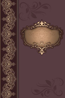 çerçeve ile dekoratif arka plan.