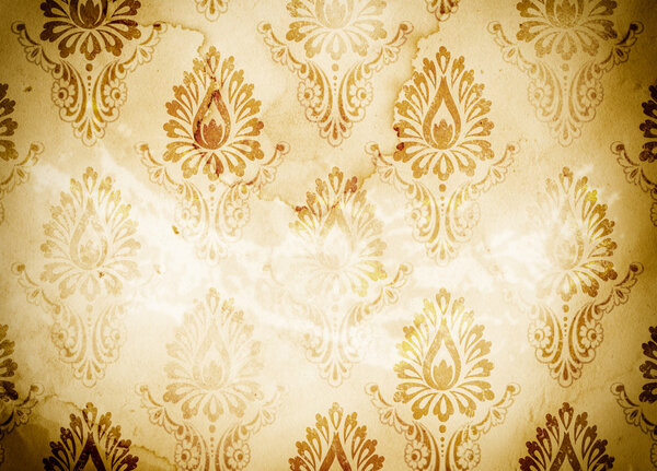 Старый бумажный фон с узорами
.
