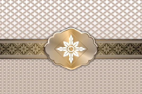 Decorative background with frame. — Stock Photo, Image