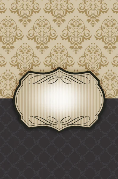 Decorative background with frame. — Stock Photo, Image