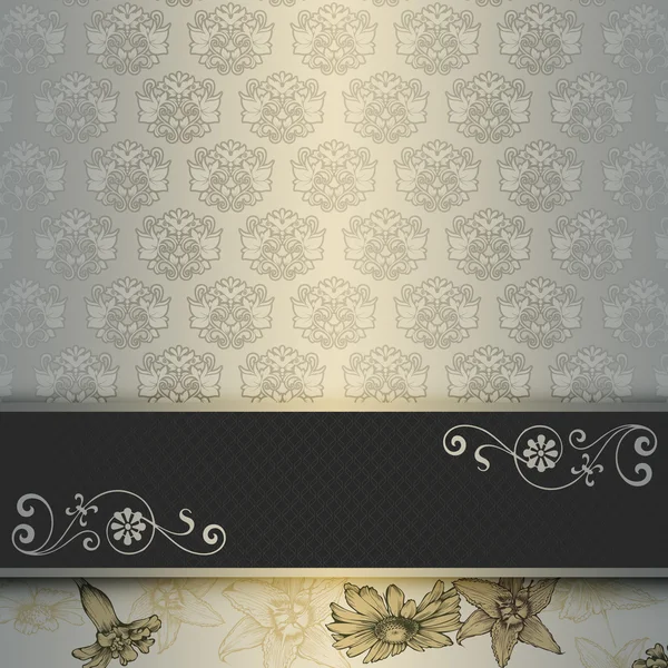 Vintage floral background. — Stock Photo, Image