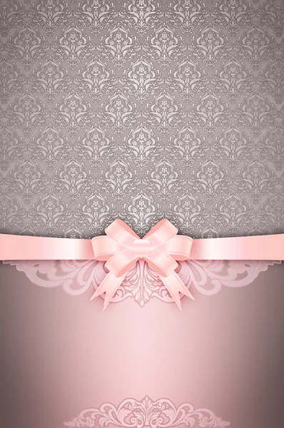 Decorative background with elegant bow. — Stock Photo, Image