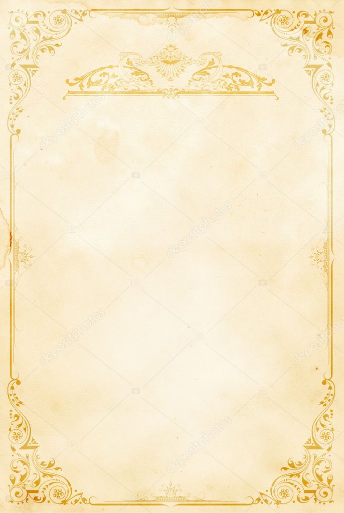 old floral paper background
