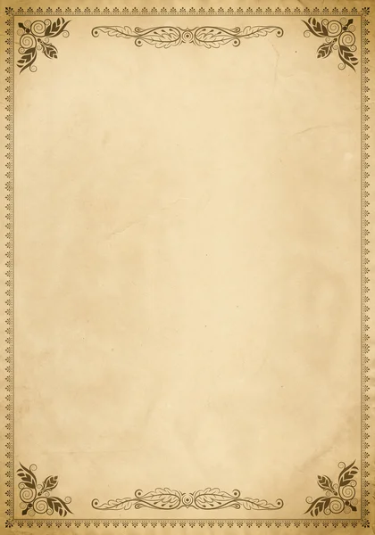 Vintage kenarlıklı eski kağıt arka plan.