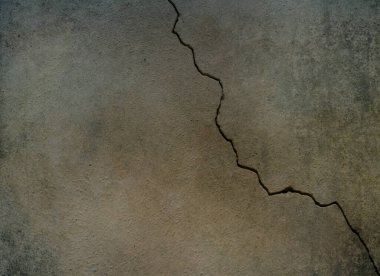 Hasarlı soyut grunge arka plan için beton dokuyu çatlattı.