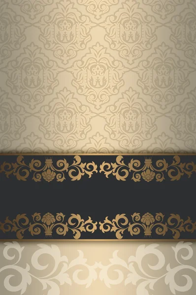 Decorative background with dold-fashioned patterns. — Stock Photo, Image