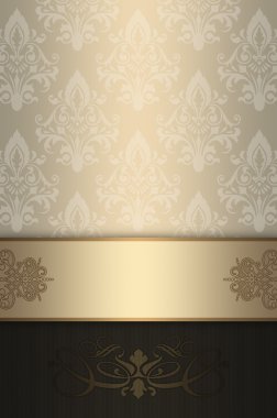 Vintage davetiye kartları tasarımı.