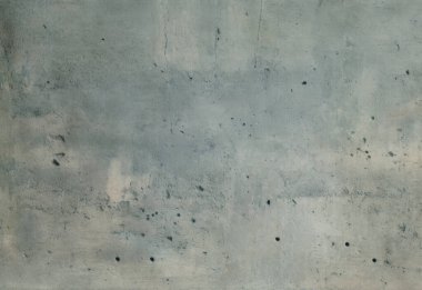 Beton dokuda bir sürü delik ve küçük çatlaklar var. Pastel renkli grunge beton arka plan. Hayır Al..