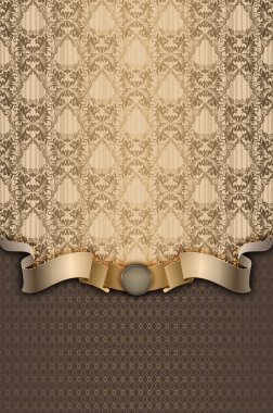 Zarif şerit ile dekoratif arka plan.